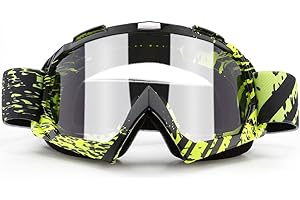 SPOSUNE Dirt Bike ATV Goggles UV400 Motorcycle Goggles for Men Women Youth Motocross Riding Goggles Windproof Dustproof