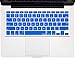 Kuzy - Blue Keyboard Cover Silicone Skin for MacBook Pro 13