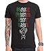 Hetalia: Italy Make Pasta Not War Black T-Shirt (Large)