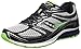 Saucony Men's Guide 9 Running Shoe, Grey/Navy/Slime, 9.5 M US