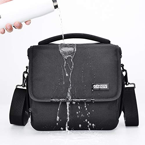 CADeN Camera Bag Case Shoulder Messenger Crossbody Bag Compatible for Nikon, Canon, Sony, DSLR