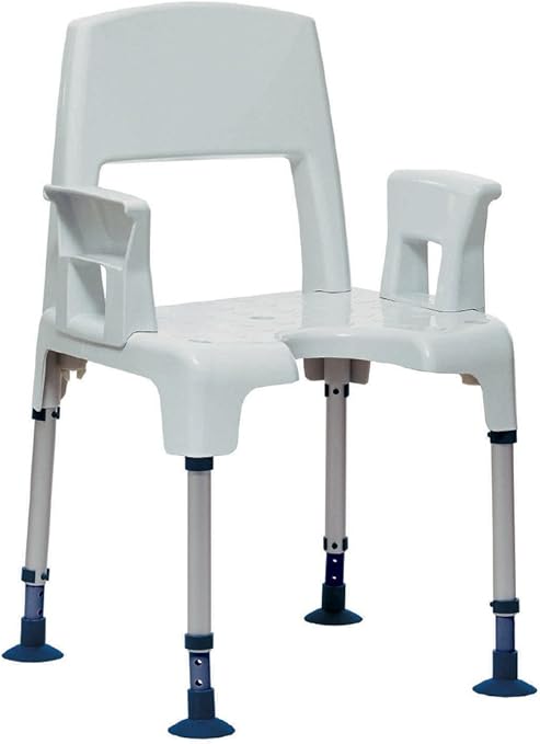 invacare shower chair with backrest