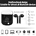 Bluetooth Earbuds Wireless Earbuds Bluetooth Headphones Bluetooth Headsets Mini TWS Earpieces Earphones V4.1 Stereo & HD Mic with Charging Case Bluetooth Headphones for Bluetooth Devieces (Black)