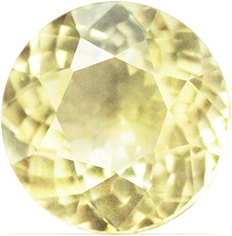 GemsNY 1.28 Carat Untreated Loose Yellow Sapphire Round Cut