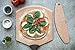 Epicurean Pizza Peel with Silicone Handle, 21-Inch by 14-Inch, Natural with Brown Handle