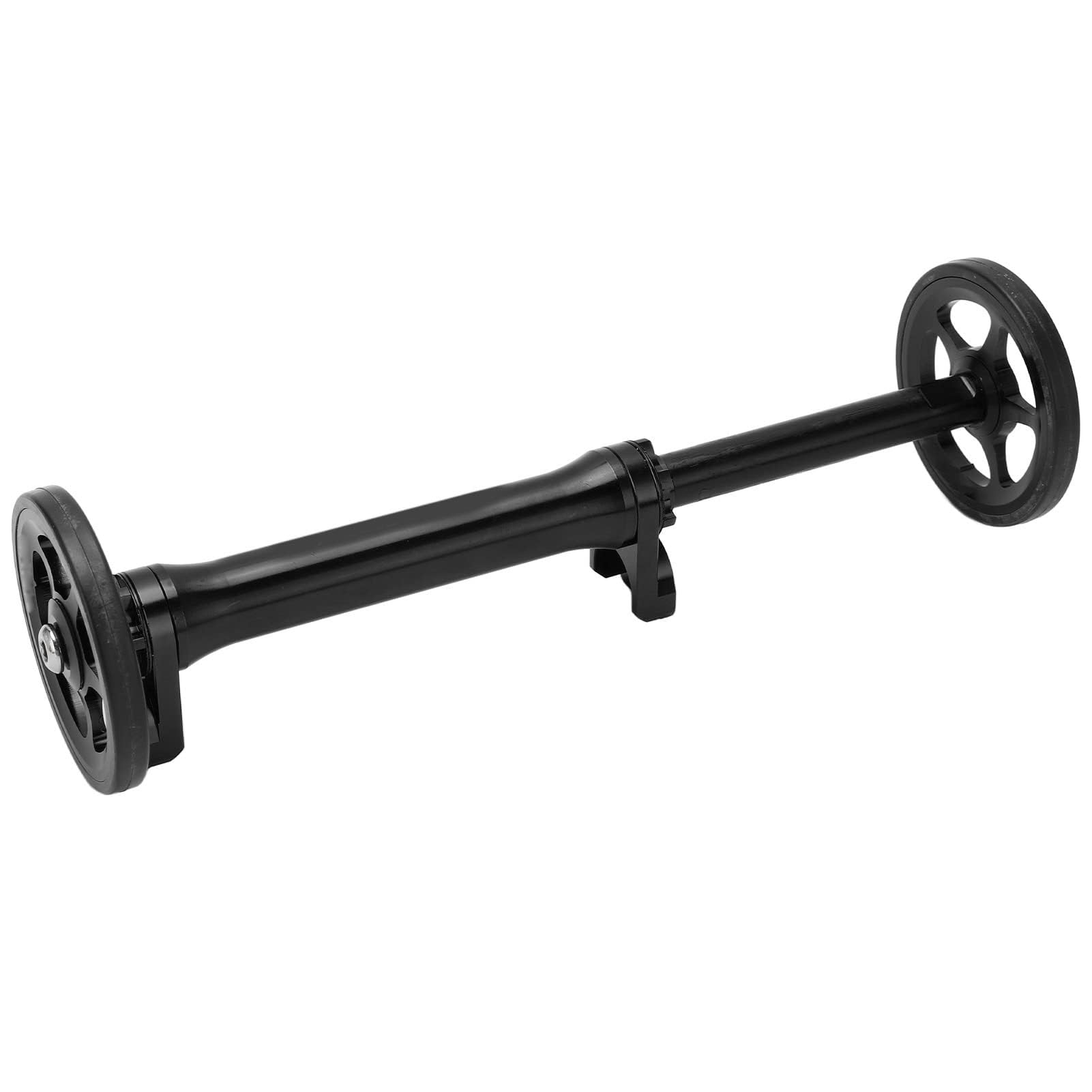 Easy Wheel Folding Bike Extension Bar Telescopic Extension Rod for Brompton 3sixty(black)