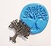 Tree Flexible Food Grade Silicone Push Mold for Polymer Clay, Resin,wax,miniature Food,sweets,plaster