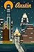 Austin, Texas - Retro Skyline (9x12 Art Print, Wall Decor Travel Poster)