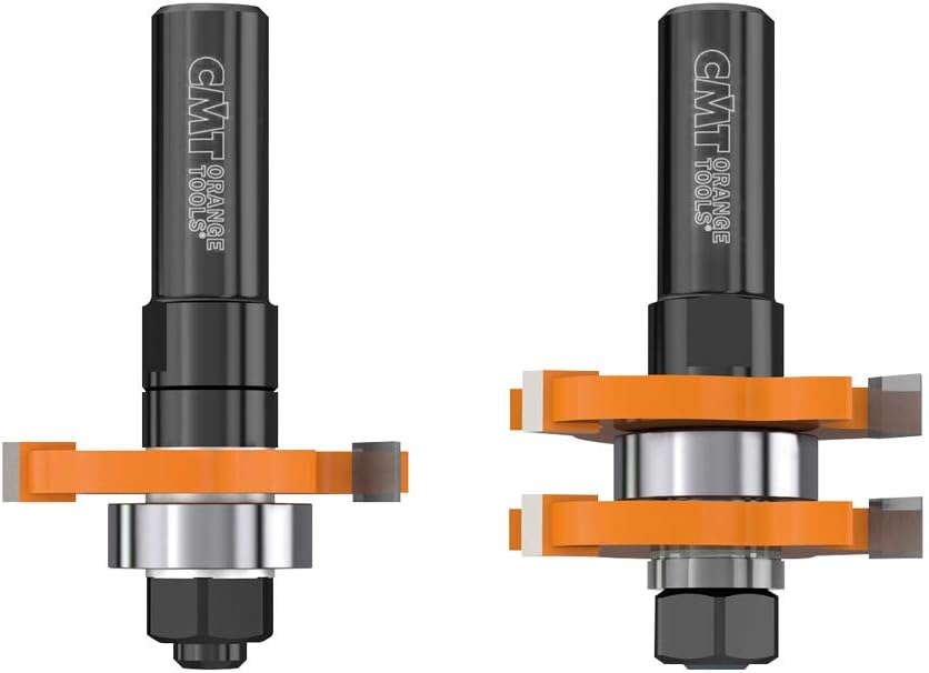 MLCS 17840 Katana Tongue and Groove Router Bit Set 2Piece 1/2Inch