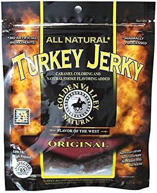 Golden Valley, Jerky Turkey Original, 3.25 Ounce