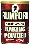 Rumford Aluminum Free Baking Powder, 8.1-Ounce Canisters - Pack of 4