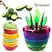 Ammaze FP1 Set of 10, 10-in-1 Fruit Plant Salad Maker Multi-Functional Kitchen Tool, Fruit Vegetable Juicer Squeezer Cutter Masher Grinder and Slicer Best For Apple Lemon Grapefruit Avocado and Citrus
