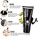 Facial Masks Peel Off, Black Mask Blackhead Remover, Suction Cleaner Black Mask Tearing Resist Oily Skin Strawberry Nose Purifying Deep Cleansing + Mask Spoon (60g)