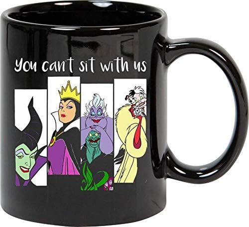You Can't Sit With Us, Disney Villains, Disney Mug, Disney Family Mug, Disney Gifts Mug 11oz