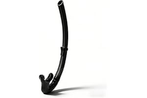 Diving Breathing Tube, PVC Snorkel All Wet Breathing Tube with Detachable Silicone Mouthpiece Underwater Diving Tube Replacem