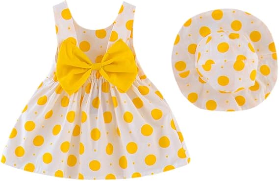Amazon Co Jp ワンピース キッズ 女の子 ドレス ベビ 服 新生児 プリンセスドレス 子供服 夏 ノースリーブ 発表会 ドレス ベビー フォマール ガールズワンピース シンプル ドット キッズドレス 韓国 ワンピース 子供 白 赤ちゃん服 帽子付き 服 ファッション小物