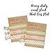Bridesmaid Gifts Hair Tie Cards | Pink & Gold | Bachelorette Party Favors | Wedding Party and Bridal Shower Favors (10 pack)