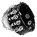 Jovivi® Punk Genuine Leather Cuff Bracelet Wristband Bullet with Skull Style