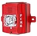 System Sensor P2RK Outdoor Horn Strobe, Wall Mounted, 2 Wire, Red