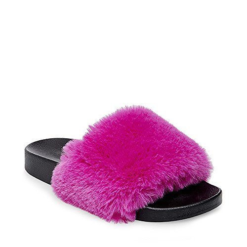Steve Madden Womens Softey Slide Sandal Pink Neon M Desertcart