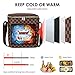Lunch Bags For Women and Man,Insulated Lunch Box Cooler Bag with Adjustable Shoulder Strap, Water-resistant Thermal PU Soft leather Lunch Shoulder Bag for Work/Picnic/Beach/Hiking(Checked Pattern)