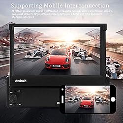 Android 10.1 Car Stereo with GPS WiFi, Single Din