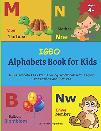 IGBO Alphabets Book For Kids IGBO Alphabets Letter Tracing Workbook 