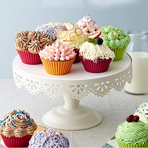SUBANG 45 Pieces Reusable Silicone Baking Cups Cupcake Liners for Weddings,Birthdays,Baby Showers,9 Colors - Thumbnail 4