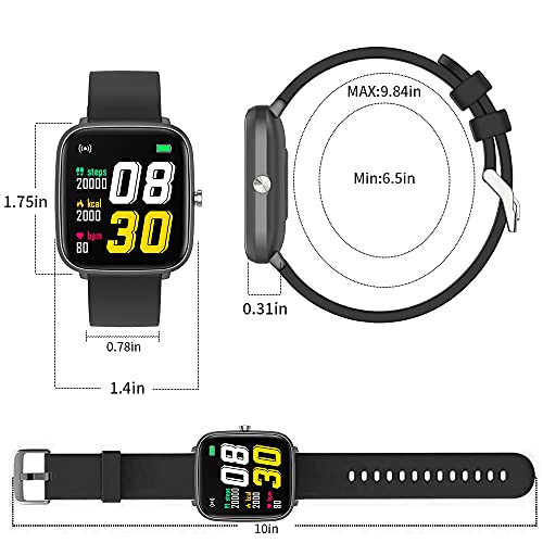 HuaWise Smart Watch for Android Phones and iOS Phones Compatible iPhone