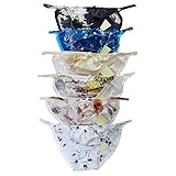 Panasilk 6Pieces Women's Silk String Bikini Flower Size S-XXL(26-41