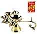 PANCH AARTI ~ Hindu Puja Camphor Burner w/ Camphor Tablets ~ 5 Face Brass Diya Lamp