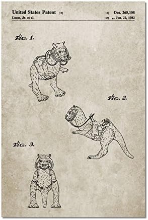 Star Wars Tauntaun Patent Canvas
