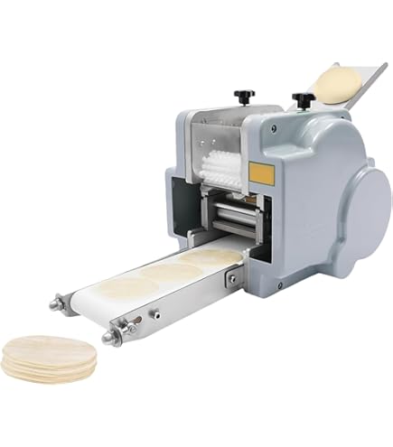 Amazon.com: 商用自動餃子皮機110v 140w 電動餃子包裝機生產能力40 件