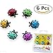 HULISEN Mini Refrigerator Magnets 6Pcs Ladybug Insect Shape, Fridge Magnets, with Magnet for DIY Decoration