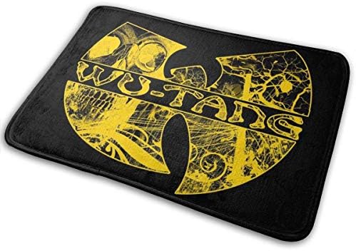 ETGBFHRDH Door Mat Wu Tang Clan Non-Slip Bath MatDecorative Doormat,Bathroom Kitchen Floor Carpet Mat 23.6x15.8