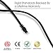 GearIT 20-Pack, Cat5e Ethernet Patch Cable 3 Feet - Snagless RJ45 Computer LAN Network Cord, Black