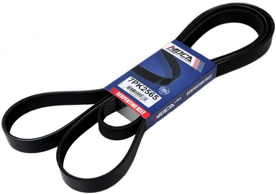 Amazon Com Moca 7pk2565 Epdm Serpentine Belt Fits Dodge Durango Ram 2500 5 7l 8 0l Ohv 4 Door Automotive