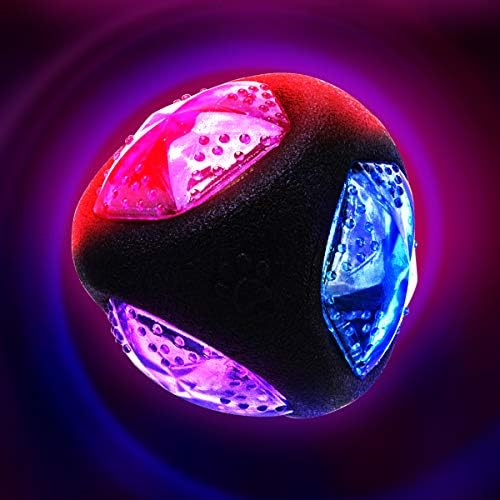 Pedomus Hondenspeelgoedbal Met Led Licht En Pieper Hondenbal Hondenballen Hondenspeelgoed Speelgoedbal Voor Honden Gloeit In Wisselende Kleuren Gemaakt Van Thermoplastisch Rubber O 7 6 Cm Amazon Nl