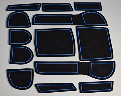 KINMEI SUBARU XV GP system specially designed blue interior door pocket mat drink holder slip non-slip storage space protection rubber mat Subaru xv-b