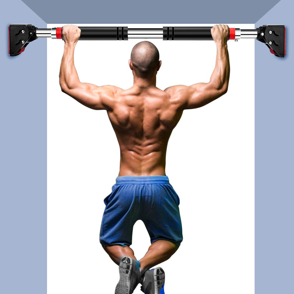 Pull up Bar for Doorway, Door Pull Up Bar Chin Up Bar High Density Foam Grip Strength Training Pull-