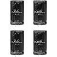 Eboxer 4Pcs Capacitor 63V 10000uF Electrolytic Capacitor for TV, LCD Monitor, Radio, Stereo, Game, Isolating DC, Coupling, Bypassing, Filtering, etc