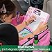 Toddler Travel Tray (Pink) + Bonus 3 pieces Water Books |Car Seat Tray for Kids | Car Seat Travel Trays | Lap Desk, Activity Tray, Stroller Tray, Play Tray