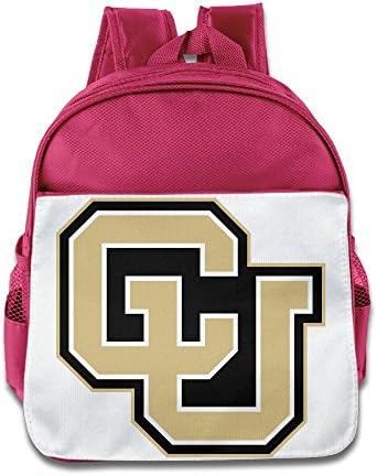 Custom Colorado Buffaloes Boulder Boys And Girls Schoolbag For 1-6 Years Old Pink