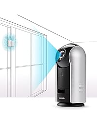 Zmodo Snap True wire-free o plugged-in Pan Tilt Zoom 1080P sistema de cámaras de seguridad de 360 ° y Smart Hub con 2 unidades para puerta ventana Sensores