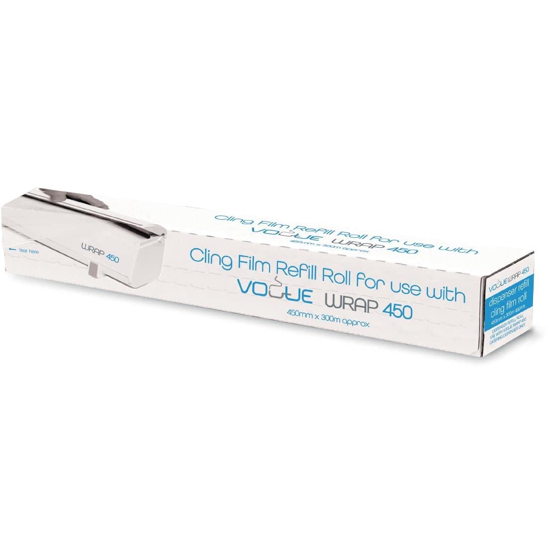 Vogue Cling Film Refill 300m fits Wrap450 Dispenser DE035