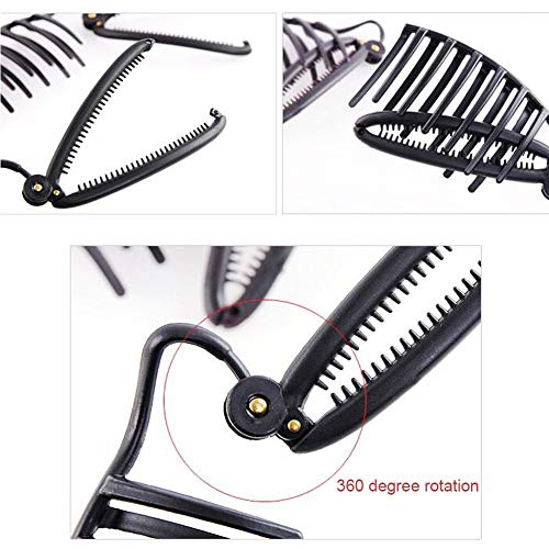 image for Hisight 2pcs Women Girls DIY Fast Styling Volume Insets Hair Clip Boos