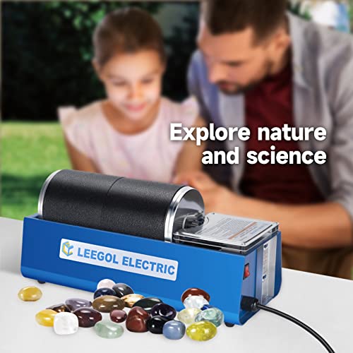 Leegol Electric Rock Tumbler Double Drum 6LB Lapidary Polisher Pricepulse