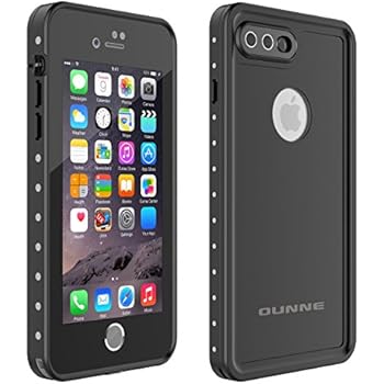 OUNNE iPhone 7 Plus/8 Plus Waterproof Case, Underwater Full Sealed Cover Snowproof Shockproof Dirtproof IP68 Certified Waterproof Case for iPhone 7 Plus/8 Plus 5.5inch