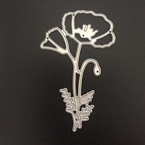 image for Cutting Dies,Hstore Dragonfly Balloon boy and Girl Flowers Paper Card 
