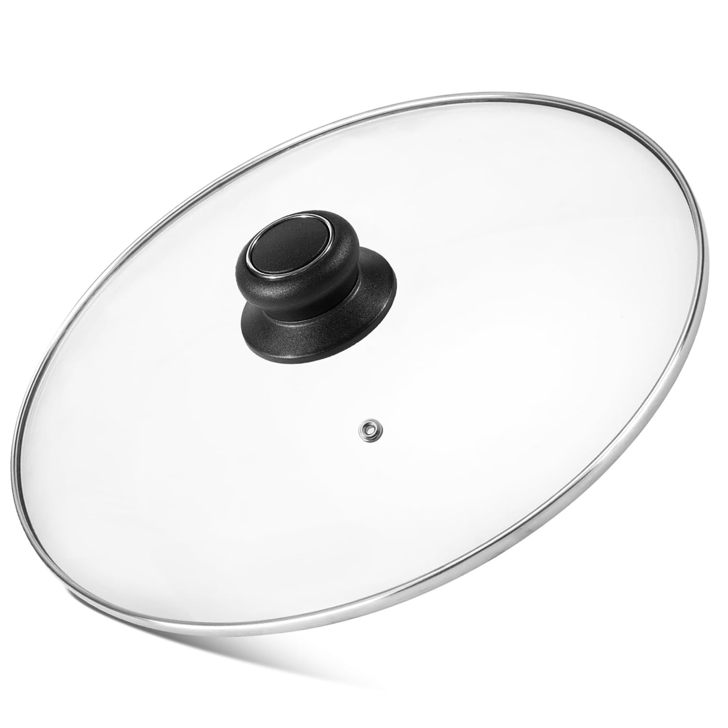 Photo 1 of 11 Inch Pan Lid, Frying Pan Lid, Fry Pan, Skillet Lid, Pot Cover with Handle, Tempered Glass Cover, 11"